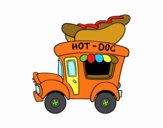 Food truck de perritos calientes