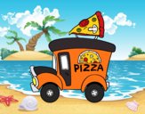 Food truck de pizza