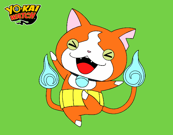 Jibanyan feliz