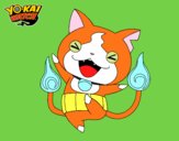 Jibanyan feliz