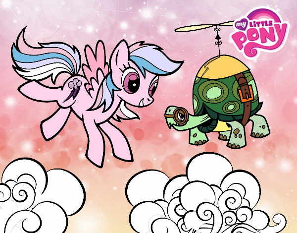 Rainbow Dash y la tortuga tanque