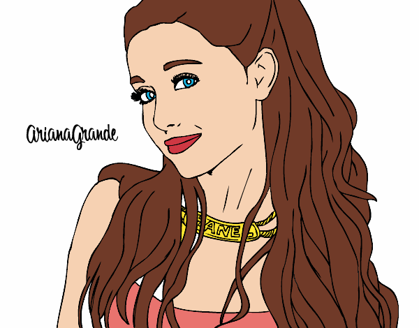 Ariana Grande con collar