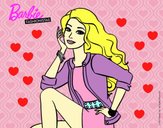 Dibujo Barbie súper guapa pintado por Princesa48