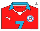 Camiseta del mundial de fútbol 2014 de Chile