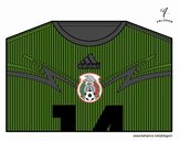 Camiseta del mundial de fútbol 2014 de México