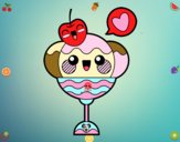 Copa de helado kawaii