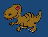 Dinosaurio velociraptor