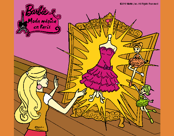 El vestido mágico de Barbie