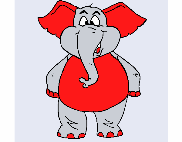 Elefante contento