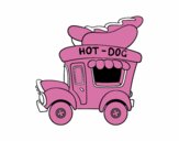 Food truck de perritos calientes