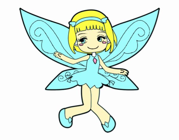 Dibujo Hada voladora pintado por Princesa48