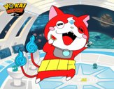 Jibanyan super feliz