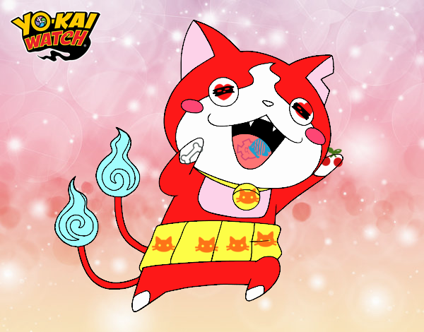 Jibanyan super feliz