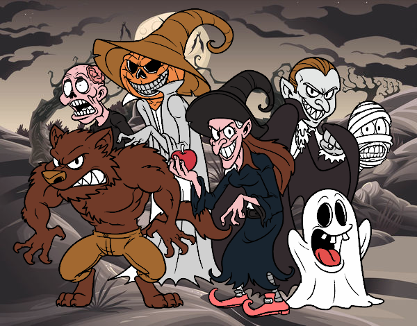 Monstruos de Halloween