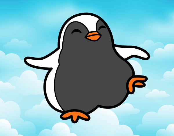 Pingüino bailando