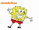 Bob Esponja saludando