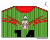 Camiseta del mundial de fútbol 2014 de México