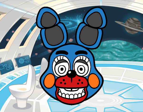 Cara de Toy Bonnie de Five Nights at Freddy's