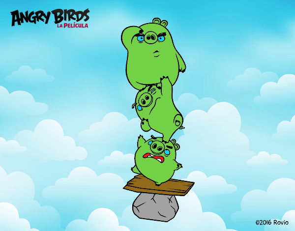 Cerdos verdes de Angry Birds