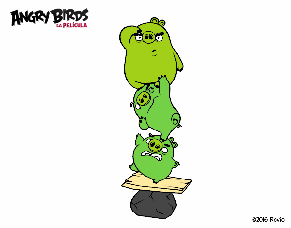 Cerdos verdes de Angry Birds