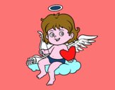 Cupido en una nube