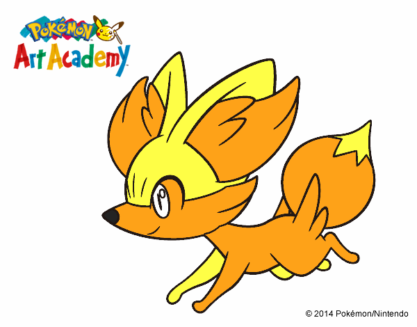 Fennekin corriendo