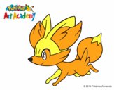 Fennekin corriendo