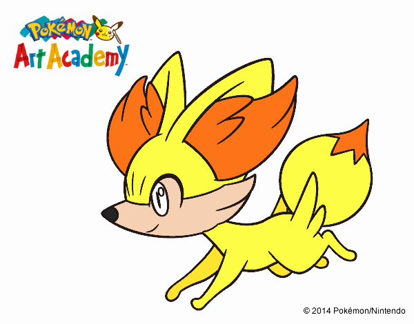 Fennekin corriendo