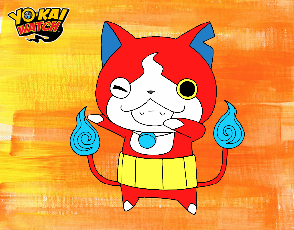 Jibanyan guiñando el ojo