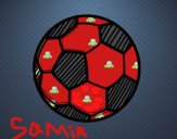 Dibujo Balón de fútbol pintado por jussete