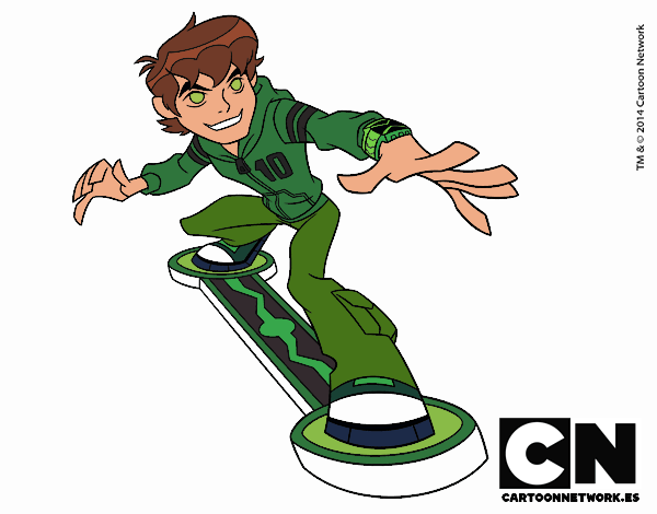 Ben 10 skateboard