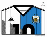 Camiseta del mundial de fútbol 2014 de Argentina