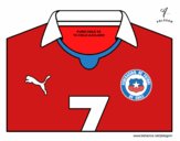 Camiseta del mundial de fútbol 2014 de Chile