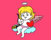 Cupido en una nube