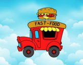 Food truck de hamburguesas