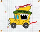 Food truck de perritos calientes