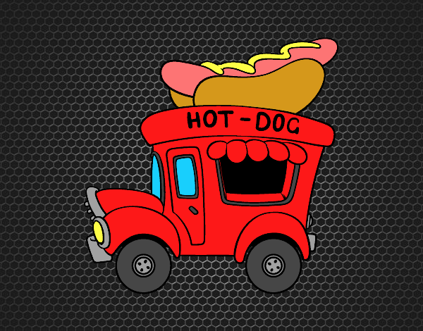 Food truck de perritos calientes