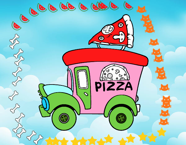 Food truck de pizza