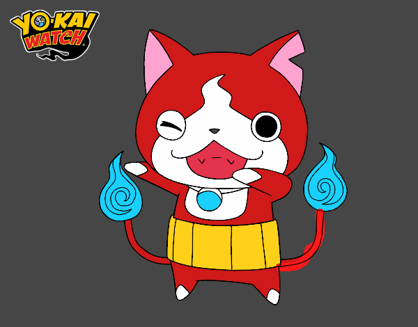 Jibanyan guiñando el ojo