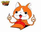 Jibanyan saludando