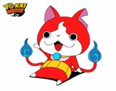 Jibanyan saludando