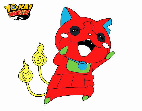 Jibanyan super feliz