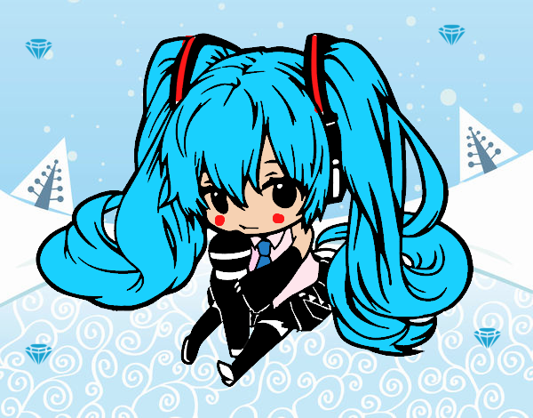 Miku Chibi vocaloid