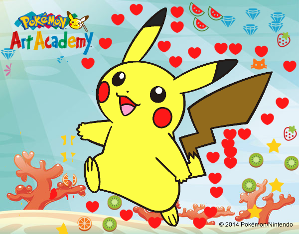 Pikachu en Pokémon Art Academy