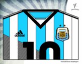 Camiseta del mundial de fútbol 2014 de Argentina