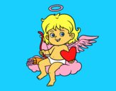 Cupido en una nube