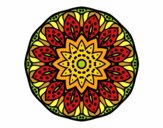 Dibujo Mandala naturaleza pintado por ALONSOABAD