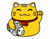 Maneki-neko de la abundancia