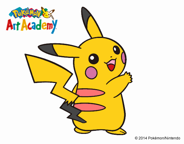 Pikachu de espaldas