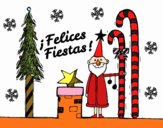 Postal Felices Fiestas